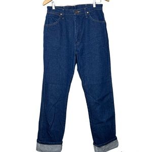 Wrangler vintage straight leg high waist jeans sz 11 x 34